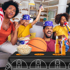 Mixweer 2 Pcs Basketball Tablecloths – 54 x 108 in Waterproof PE Plastic for Sports Theme Parties