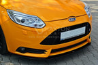 Maxton Design - FRONT SPLITTER V.2 FORD FOCUS MK3 ST PREFACE MODEL