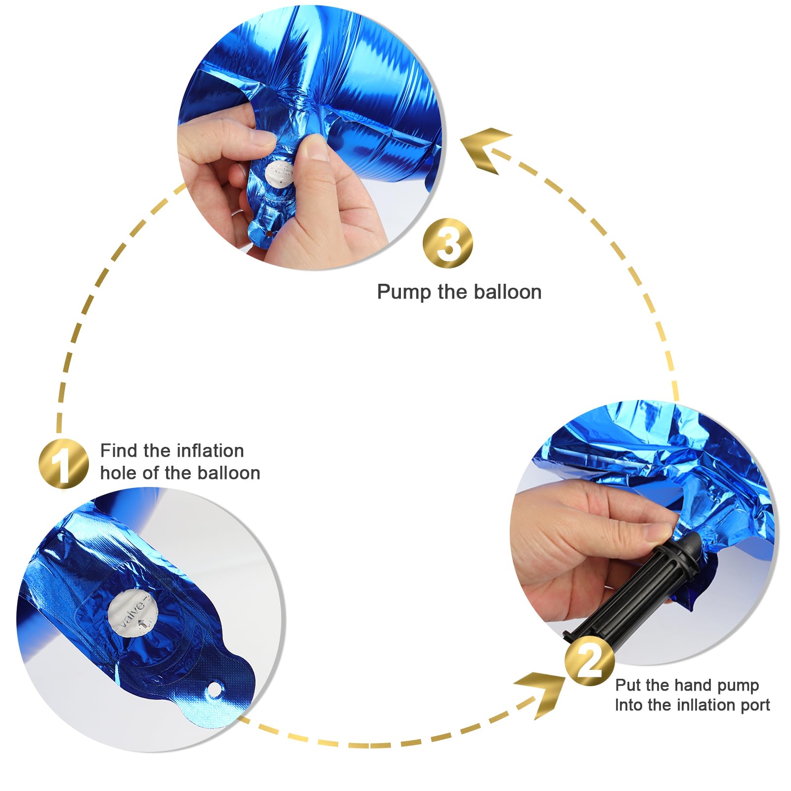 Mluchee 2026 Balloons - 40 Inch Dark Blue Number Balloon for New Year’s Eve, Graduation & Birthday Parties