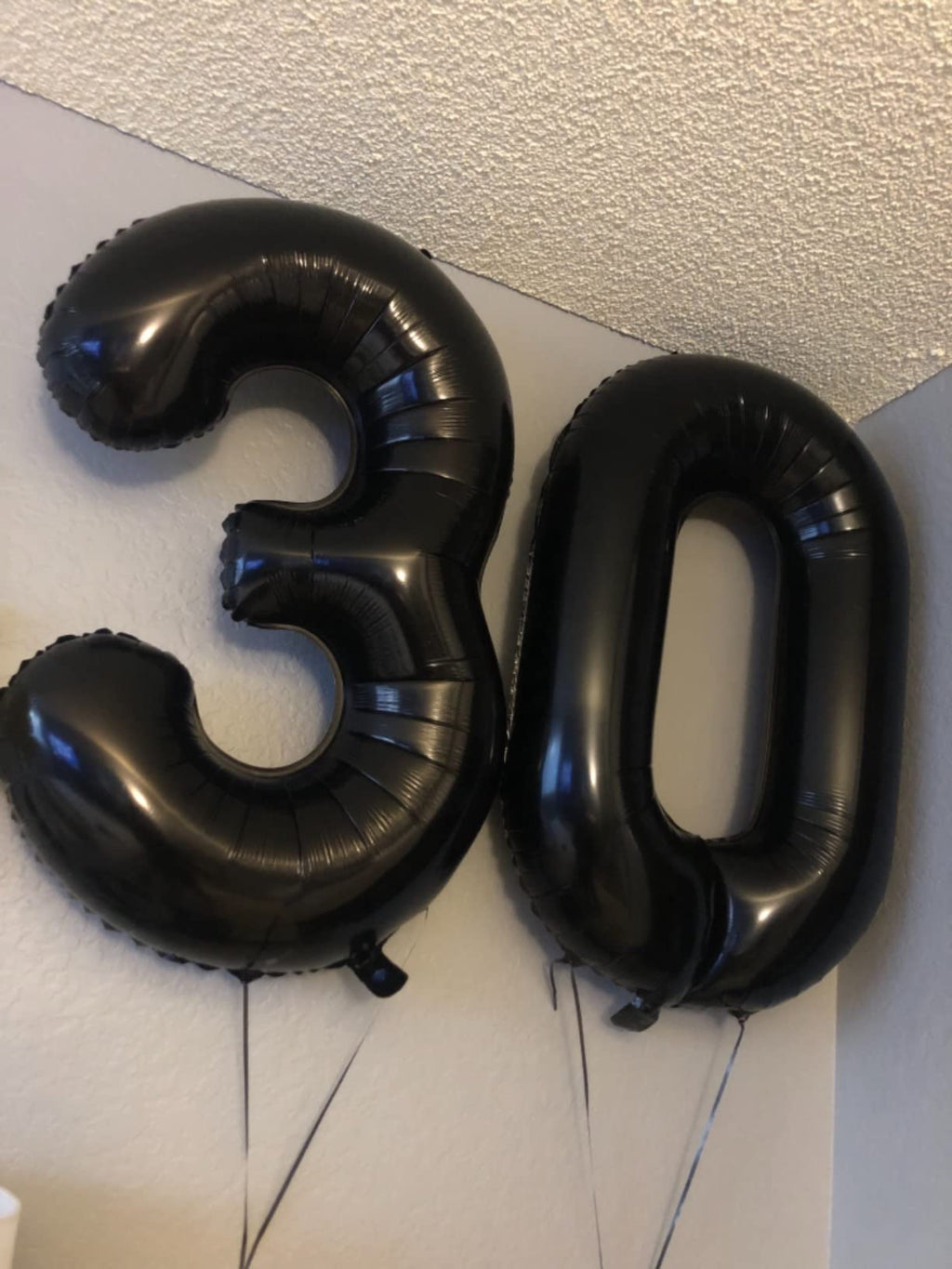 Mluchee 40-Inch Number 8 Balloon – Black Birthday & Event Balloons