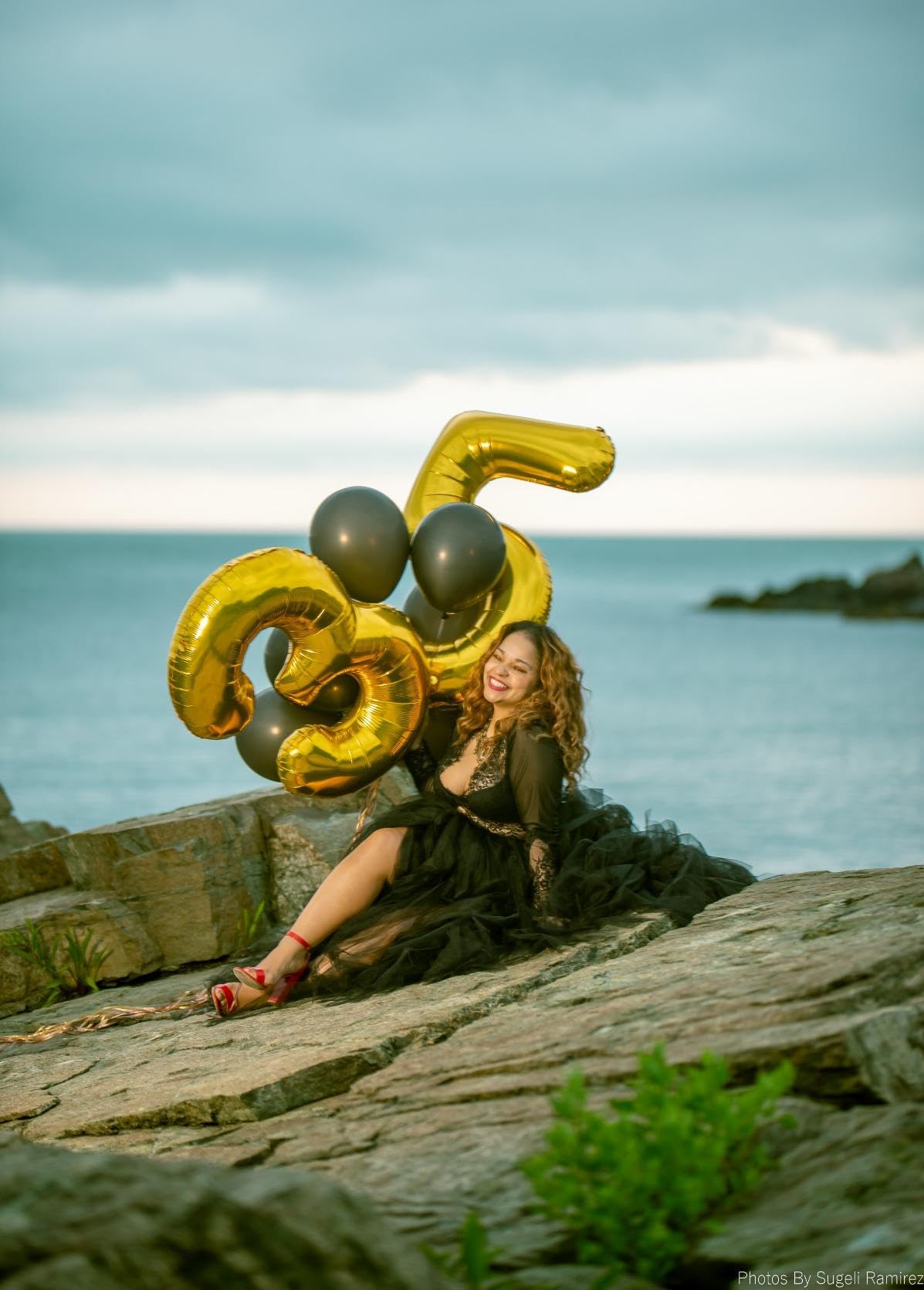 Mluchee 40-Inch Gold Number Balloons – 5, 15, 25, 35, 50 for Birthdays & Celebrations