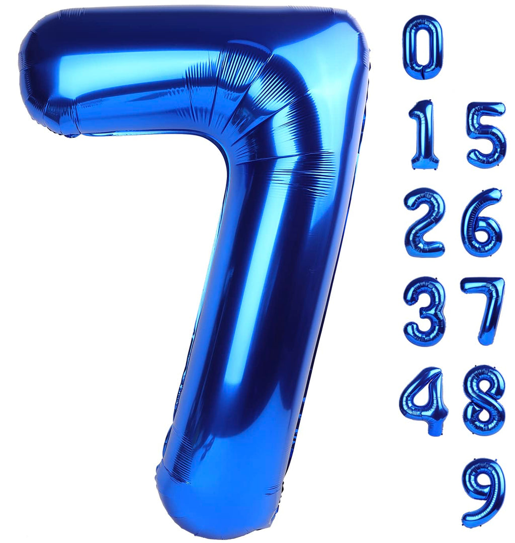 Mluchee 40-Inch Navy Blue Number Balloons — Birthday, Engagement & Wedding Decor