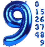 Mluchee 40-Inch Navy Blue Number Balloons – 9 Balloons for Birthday, Engagement & Wedding