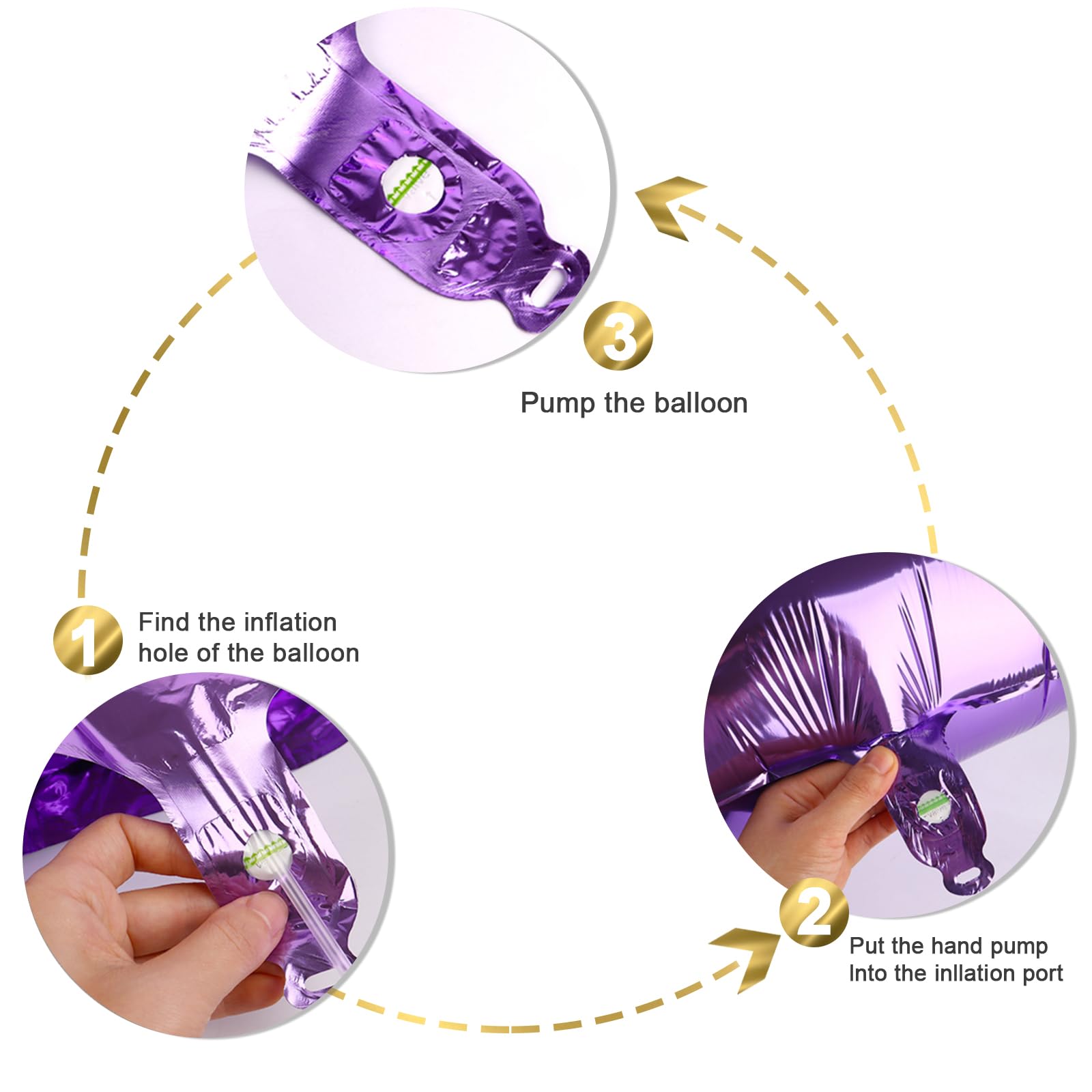 Purple 2026 Number Balloons - 40 Inch New Year's Eve & Party Decor | Mluchee
