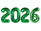 Mluchee Dark Green 2026 Number Balloons – 40-Inch New Year & Graduation Party Decor