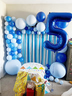 Mluchee 40-Inch Navy Blue Number Balloons – 9 Balloons for Birthday, Engagement & Wedding