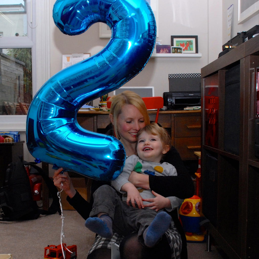 Mluchee 40-Inch Navy Blue Number Balloons – 9 Balloons for Birthday, Engagement & Wedding