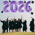 Mluchee 40-Inch Purple Number Balloons (2026) | New Year, Graduation & Birthday Decor