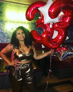 Mluchee 40-Inch Number 0 Balloons – Red Milestone Party Decor