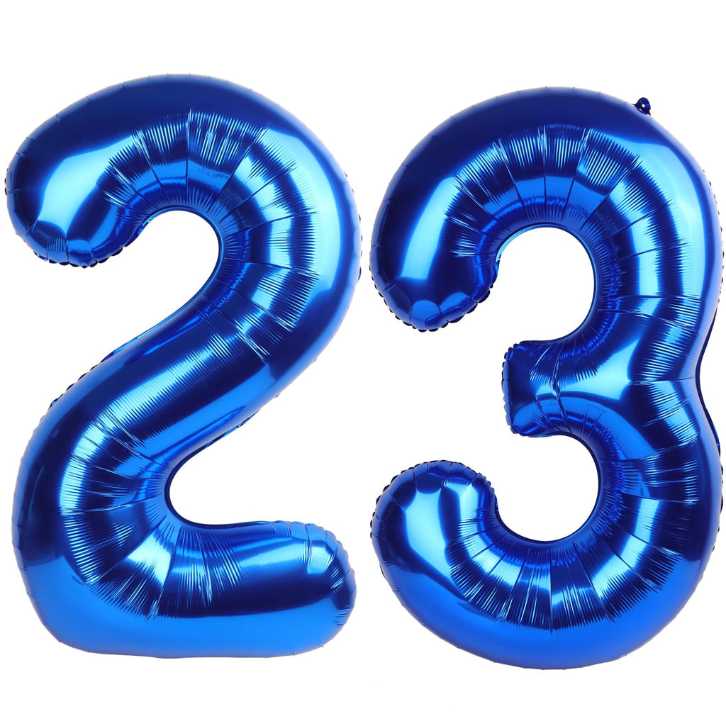 Mluchee Number 23 Balloons – 40-Inch Navy Blue Party Decorations for Birthday, Wedding & More