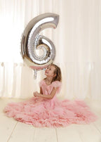 Mluchee Number 6 Balloon 40 Inch – Large 6th Birthday Balloons for Party Decor