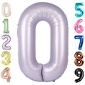 Mluchee 40-Inch Cream & Purple Number Balloons – Large Birthday & Event Decor