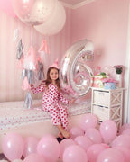 Mluchee Number 6 Balloon 40 Inch – Large 6th Birthday Balloons for Party Decor