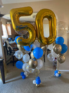 Mluchee 40-Inch Gold Number Balloons – 5, 15, 25, 35, 50 for Birthdays & Celebrations