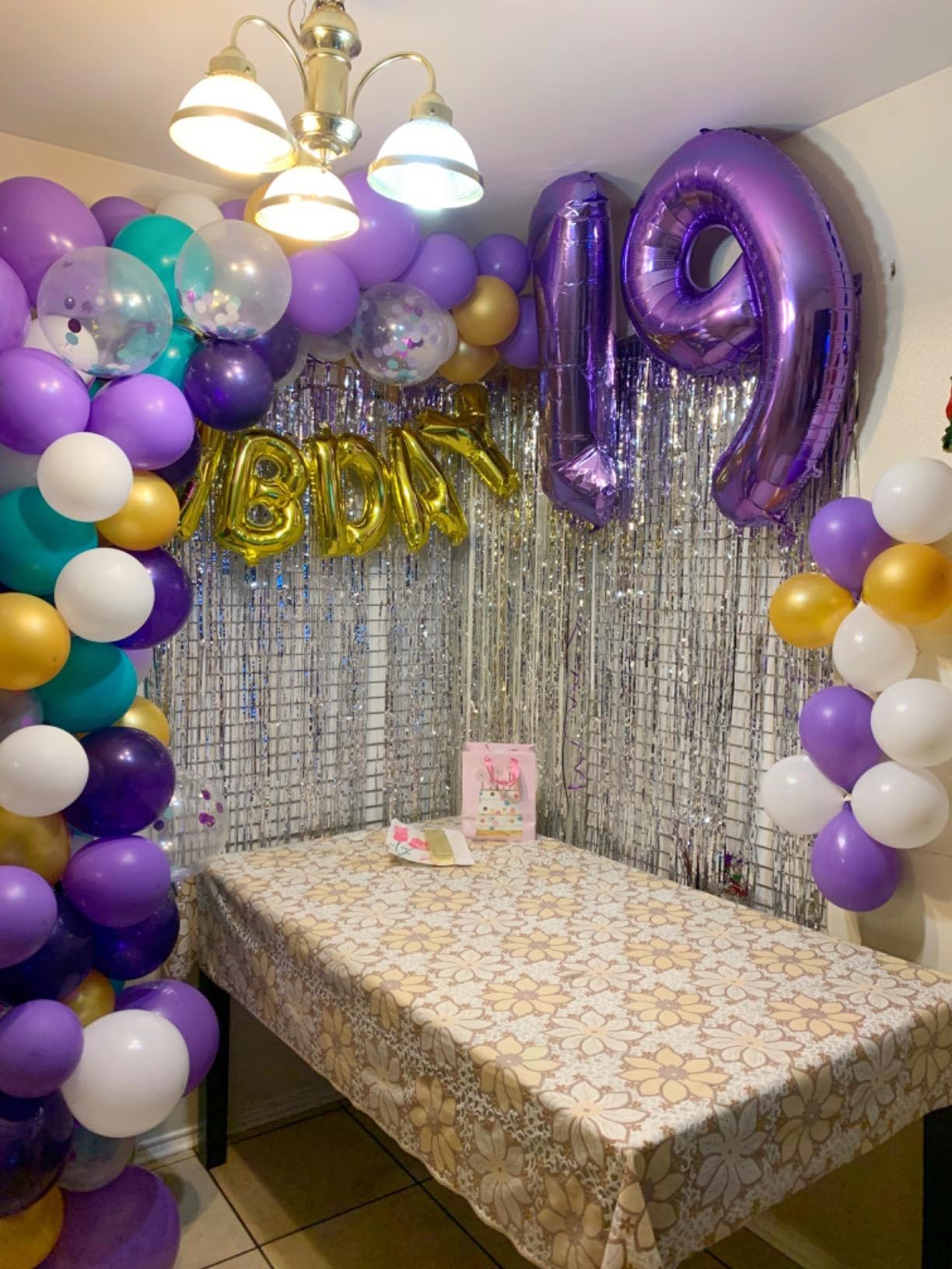 Mluchee Number 6 Balloon – 40-Inch Purple Birthday Balloons for Parties & Events