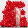 Mobacurty Red Balloons Arch Kit – 129Pcs Red Latex Balloons for Parties