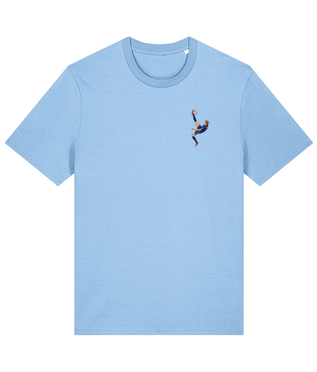 McTominay Overhead Kick | Scotland | Embroidery | Cotton Tee