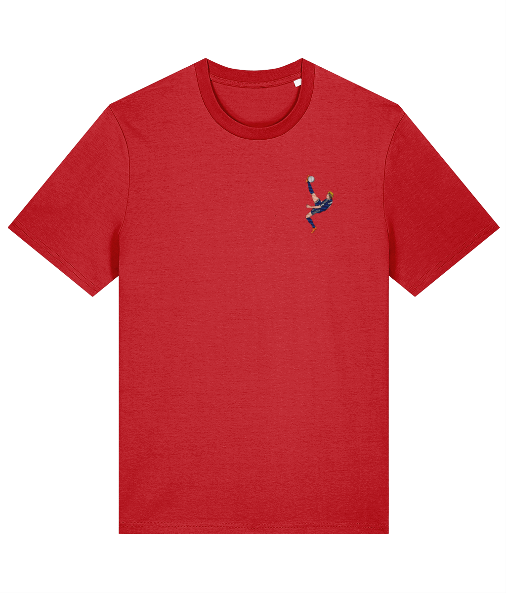 McTominay Overhead Kick | Scotland | Embroidery | Cotton Tee