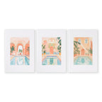 Modern Artwork Paintings | Set of 3 Beach Decor Wall art Prints