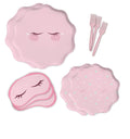 Modern Whimsy 64 Pcs Spa Party Tableware Set for Girls — Plates, Napkins & Forks (Serves 16)