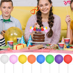 Molain Rainbow Balloon Cake Topper – 16 Pcs Colorful Mini Balloons for Cakes & Cupcakes