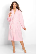 Momenti Per Me comfortable cut with long sleeves bathrobe