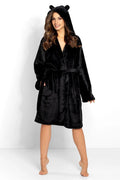 Momenti Per Me high quality black color bathrobe