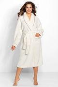 Momenti Per Me light ecru color bathrobe