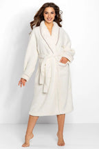 Momenti Per Me light ecru color bathrobe