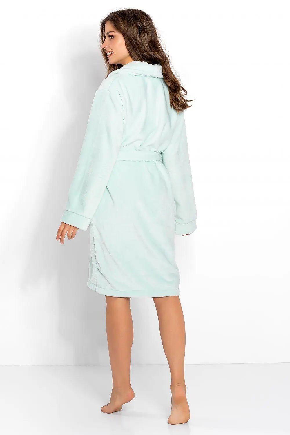 Momenti Per Me pockets and tie belt bathrobe