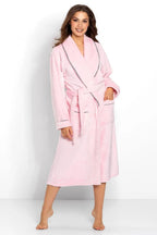 Momenti Per Me touch fabric - long sleeves womens bathrobe