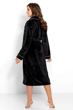 Momenti Per Me touch fabric womens bathrobe