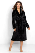 Momenti Per Me touch fabric womens bathrobe