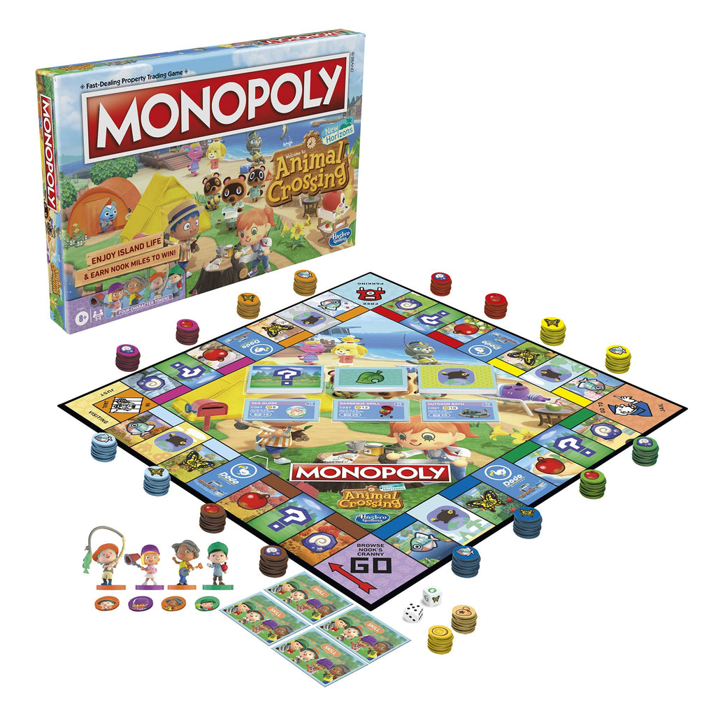 Monopoly Animal Crossing New Horizons Edition Board Game for Kids 8+