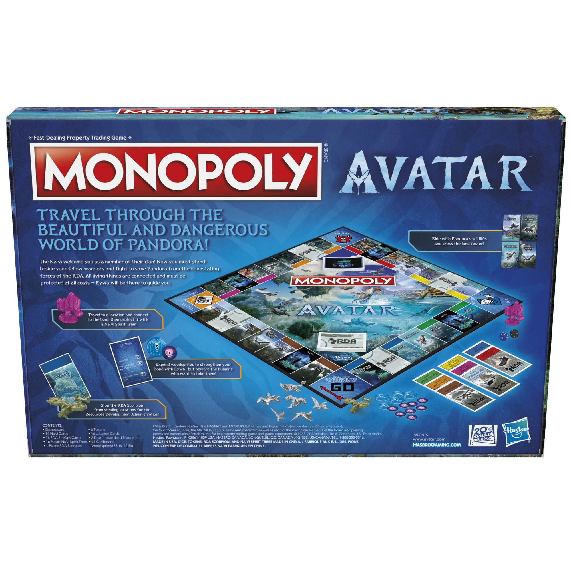 Monopoly Avatar Edition Board Game for Ages 8 and Up | Family Games for 2–6 Players