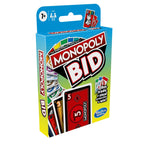 Monopoly Bid: Fast-Paced Card Game for Family Game Night | Monopoly