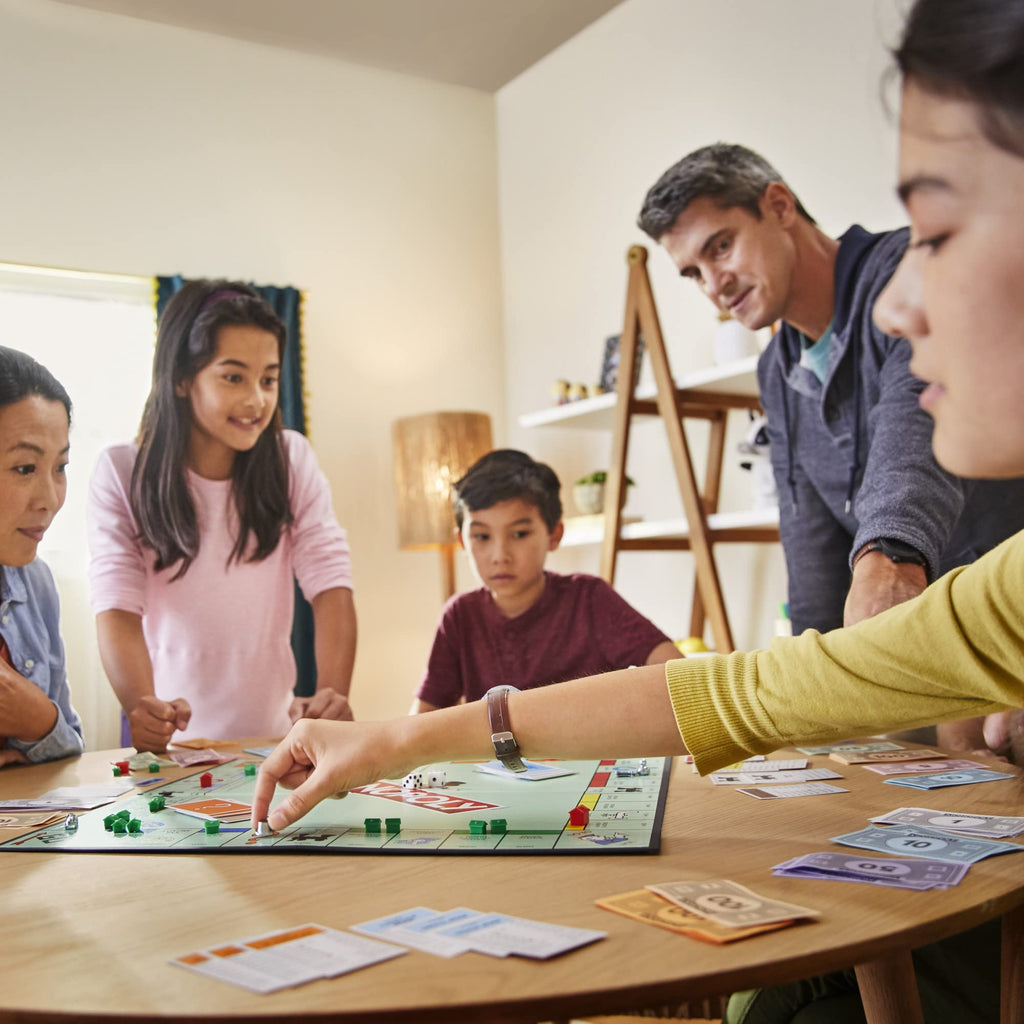 Monopoly Game | Family Board Game for 2-6 Players with 8 Tokens (Token Vote Edition)