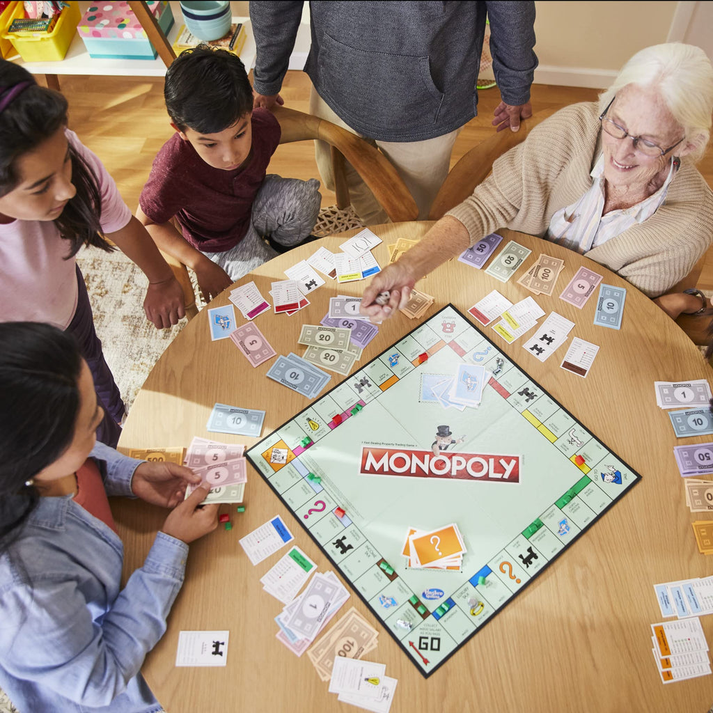 Monopoly Game | Family Board Game for 2-6 Players with 8 Tokens (Token Vote Edition)