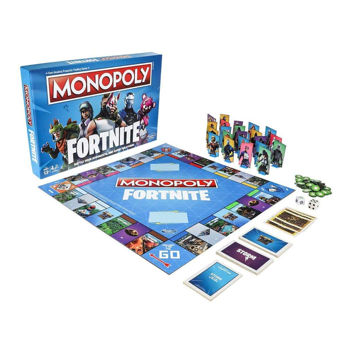 Monopoly Fortnite Edition Board Game – Survive the Storm, Ages 13+