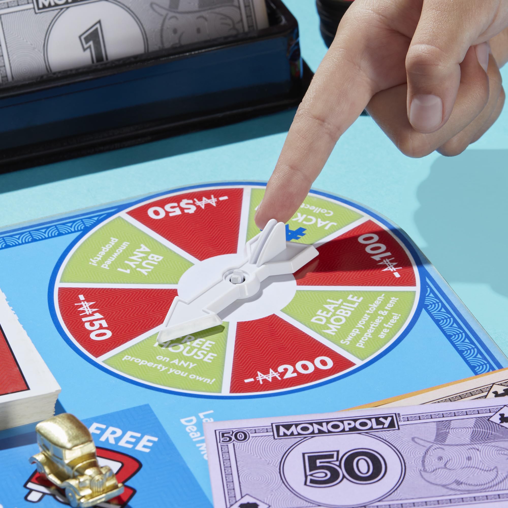 Monopoly Free Parking Jackpot Expansion | Faster Play for 2-6 Players