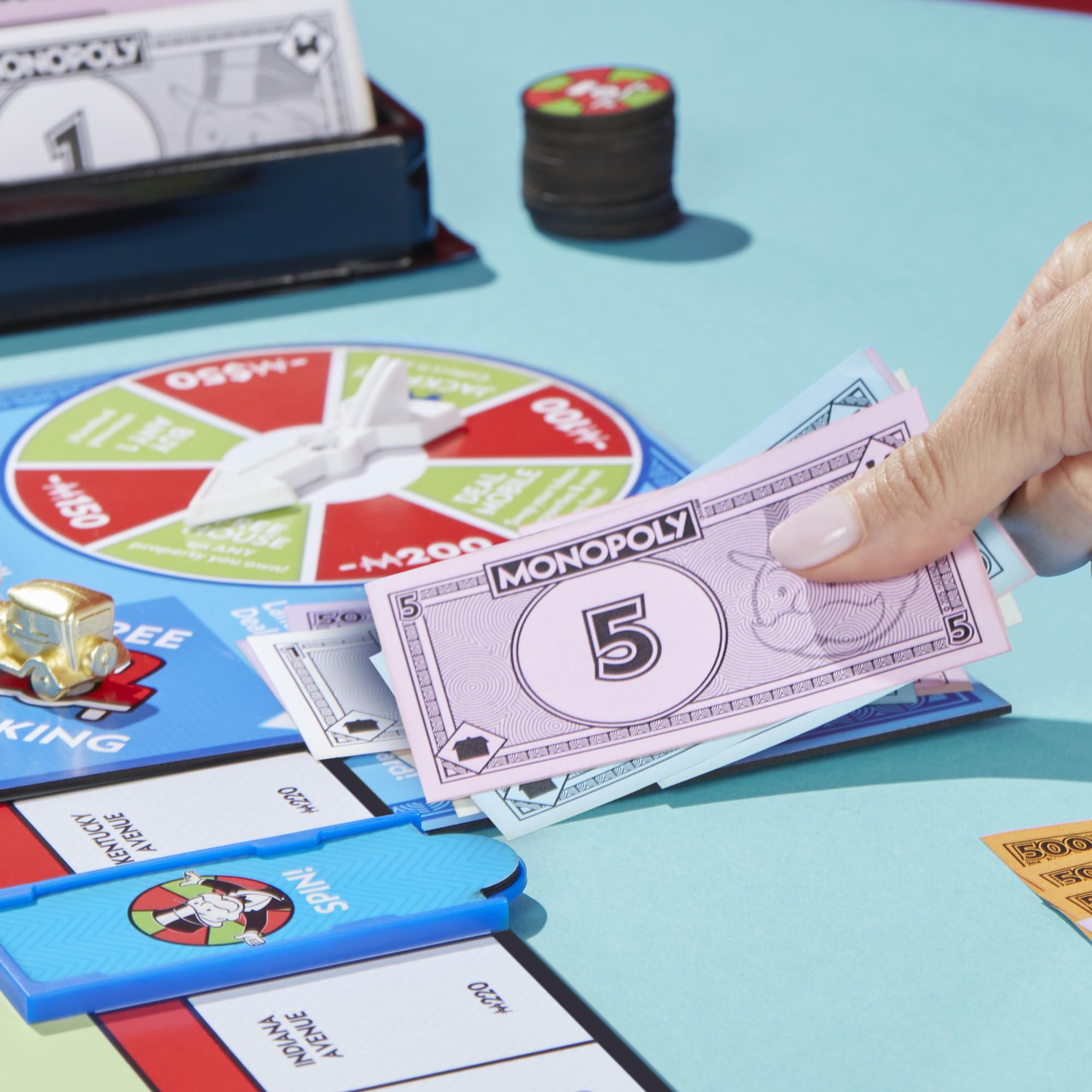 Monopoly Free Parking Jackpot Expansion | Faster Play for 2-6 Players