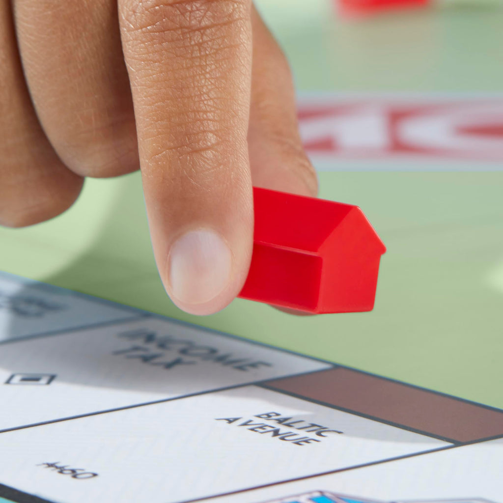 Monopoly Board Game with Storage Tray & Larger Tokens | Ages 8+ | 2-6 Players