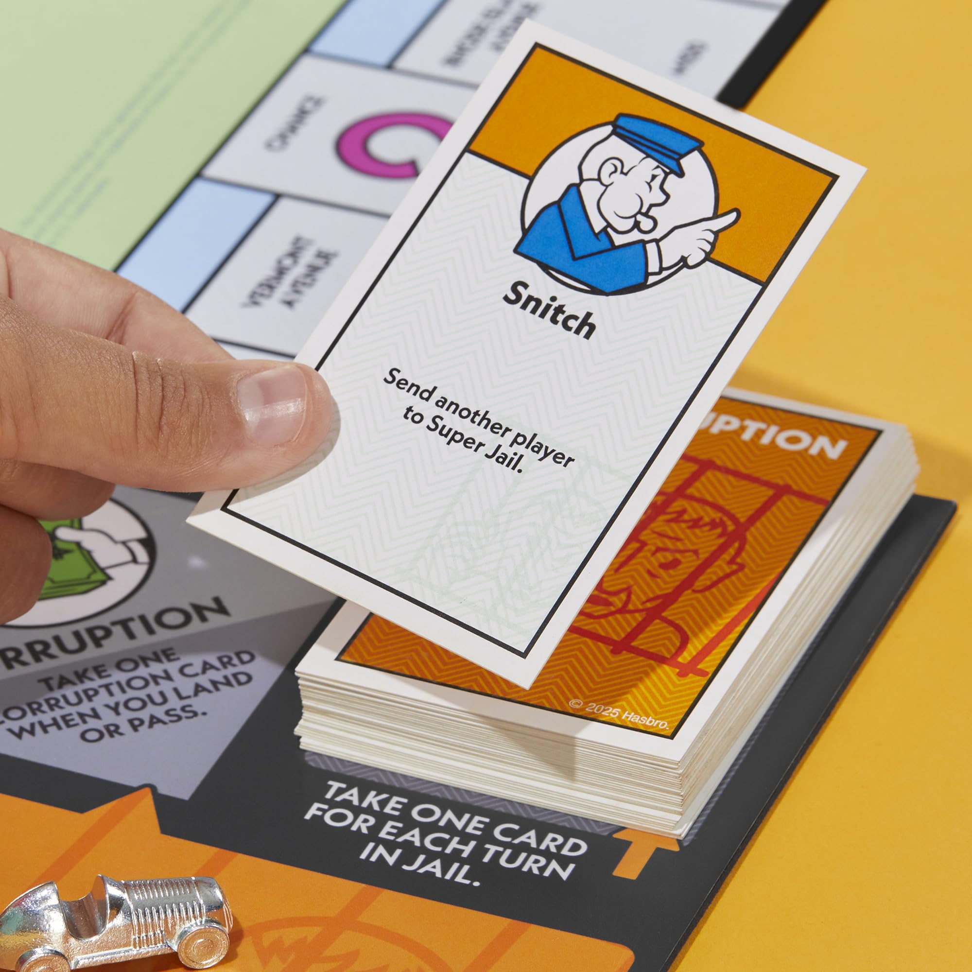 Monopoly Go to Jail Expansion – Quick Play for 2-6 Players (Ages 8+)