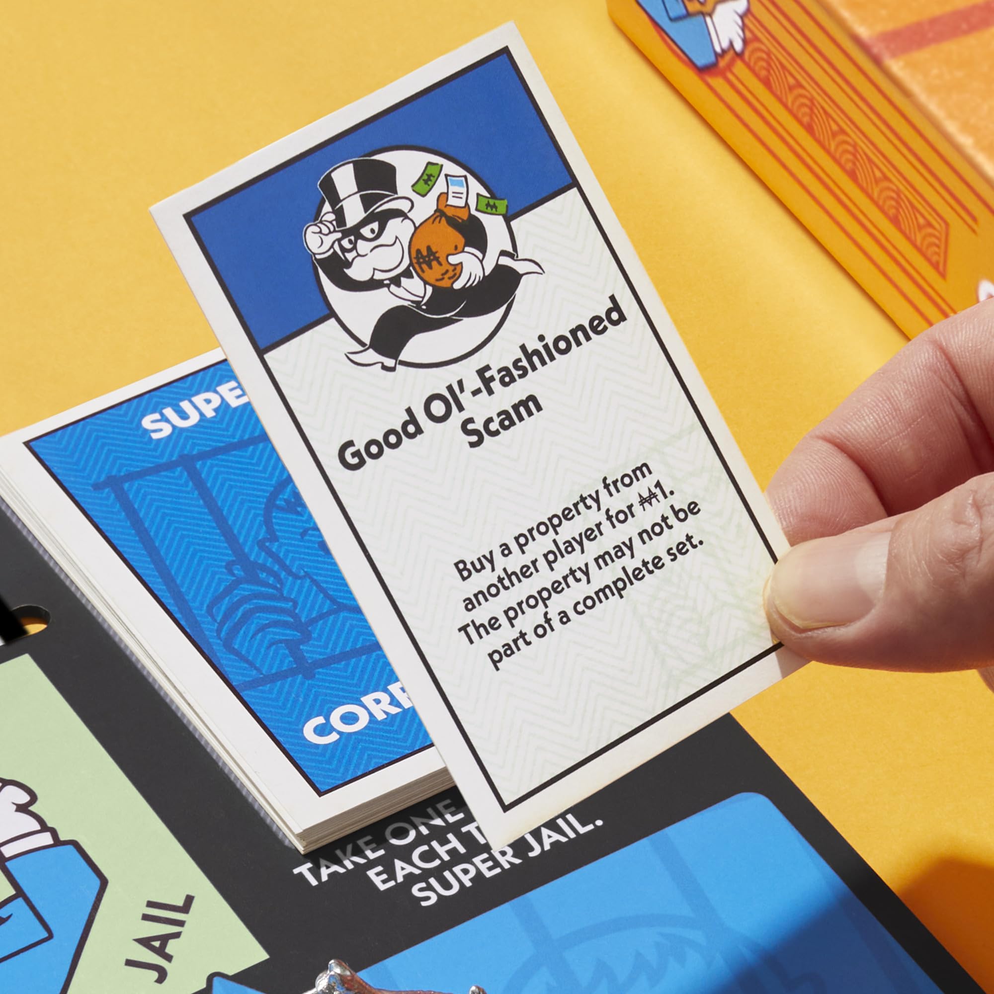 Monopoly Go to Jail Expansion – Quick Play for 2-6 Players (Ages 8+)
