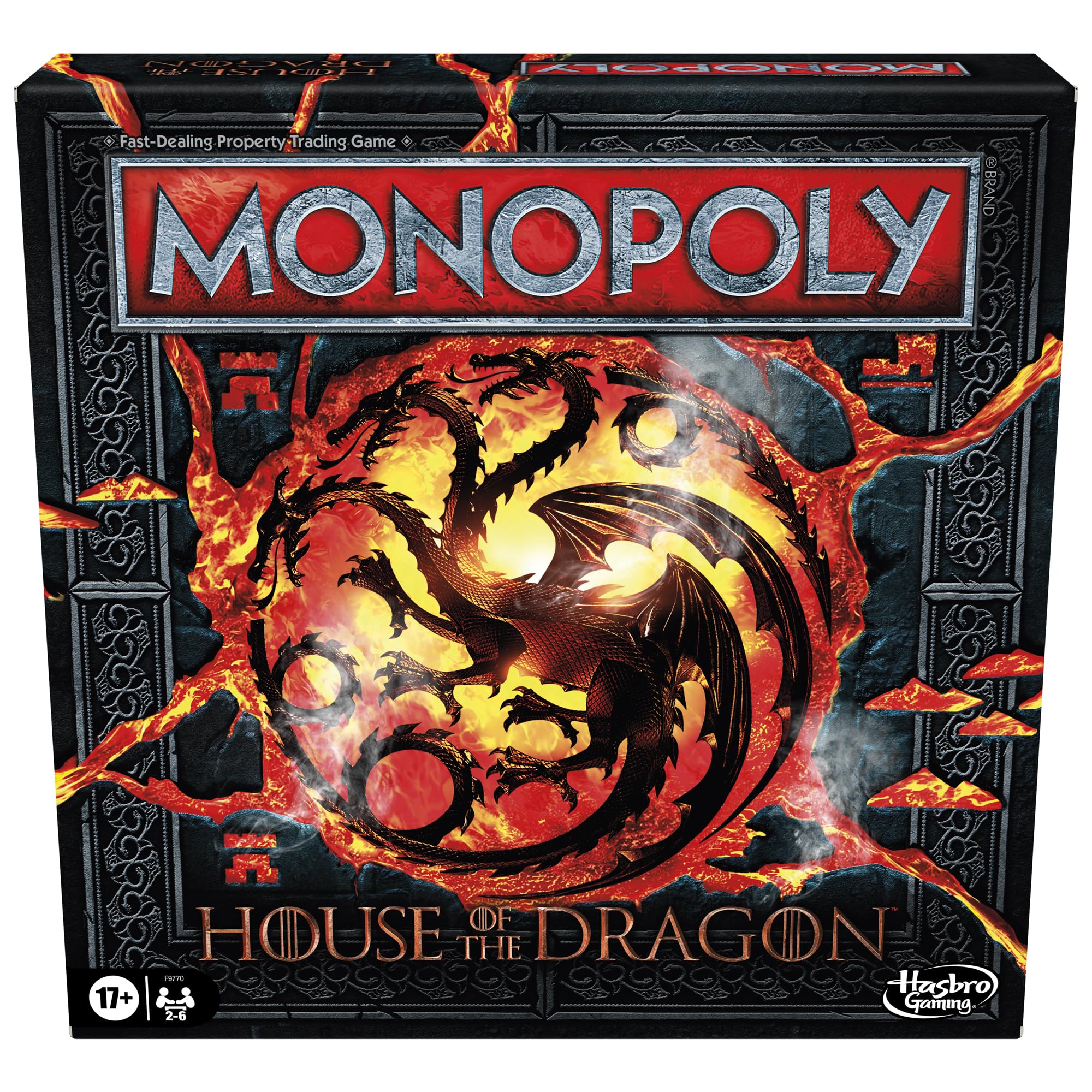 Monopoly House of the Dragon Edition Board Game – 2-6 Players, Ages 17+