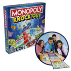 Monopoly Knockout Board Game – Quick Family Party Fun for 2-8 Players | 20 Min