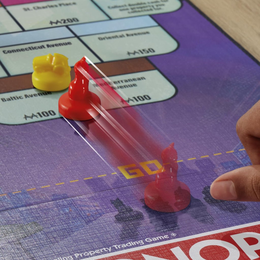 Monopoly Knockout Board Game – Quick Family Party Fun for 2-8 Players | 20 Min