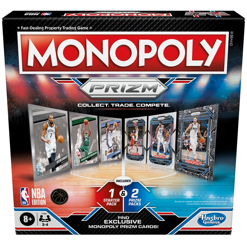 Monopoly NBA – NBA-Themed Board Game by Monopoly | Draft, Trade, Panini Cards