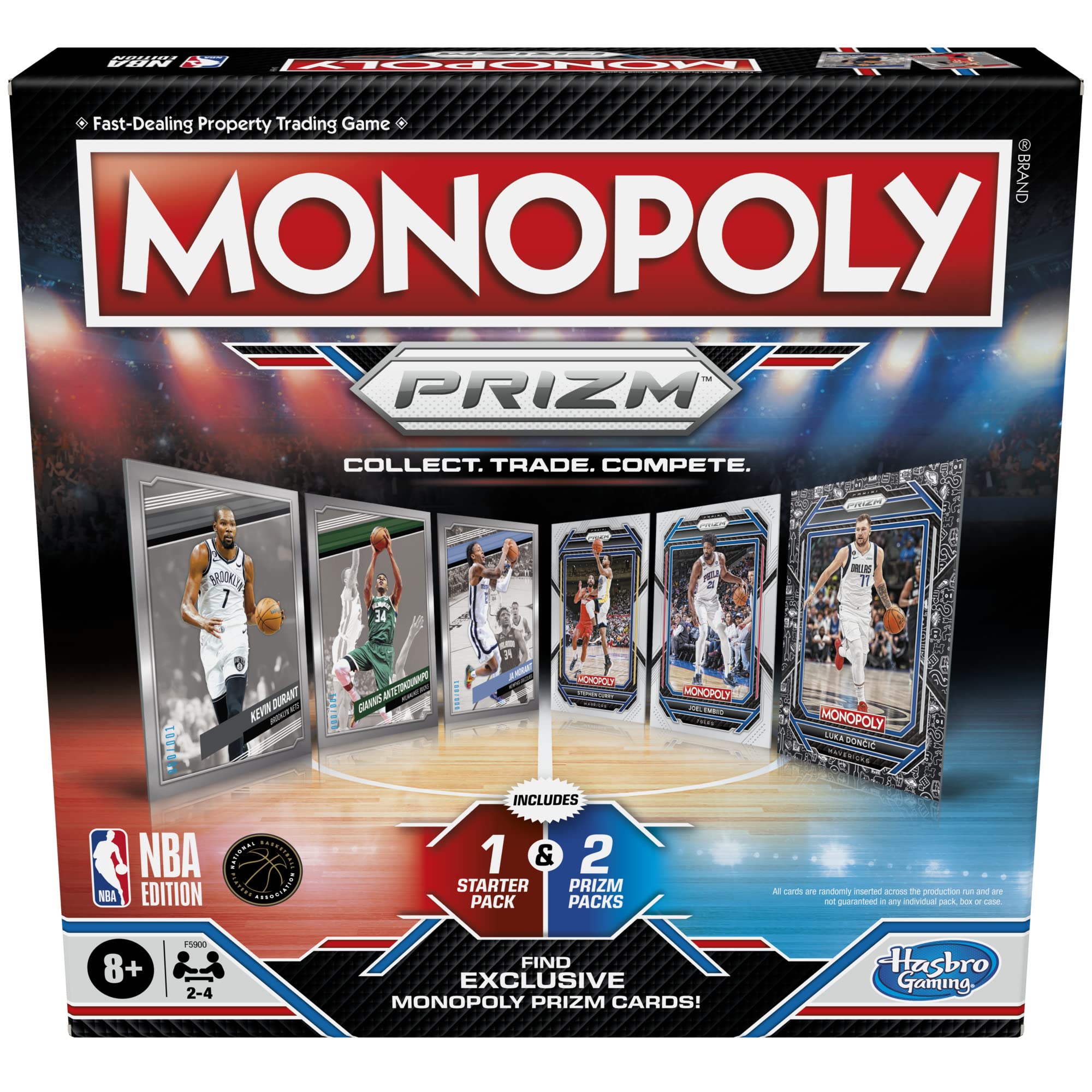 Monopoly NBA – NBA-Themed Board Game by Monopoly | Draft, Trade, Panini Cards