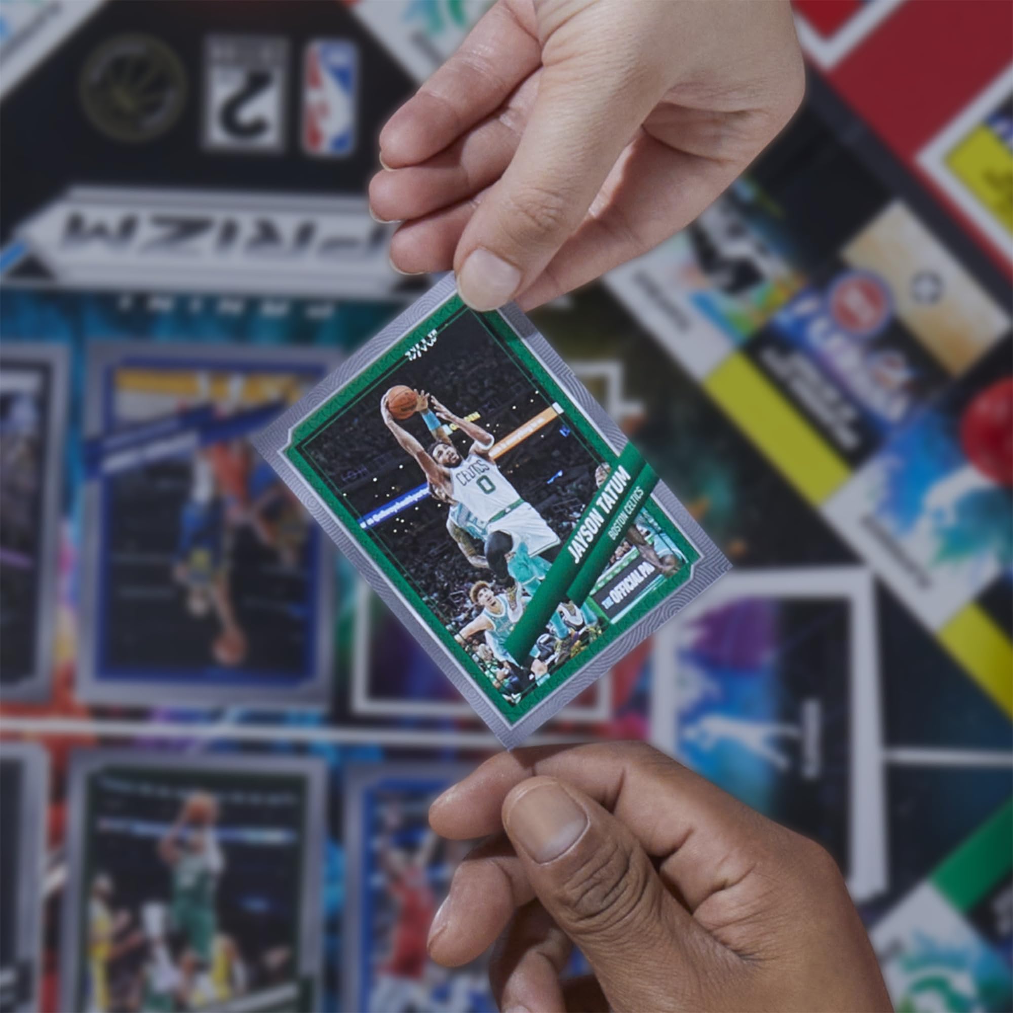 Monopoly Prizm: NBA 2nd Edition Board Game with 2023-24 Panini Cards | 2-4 Players | Ages 8+